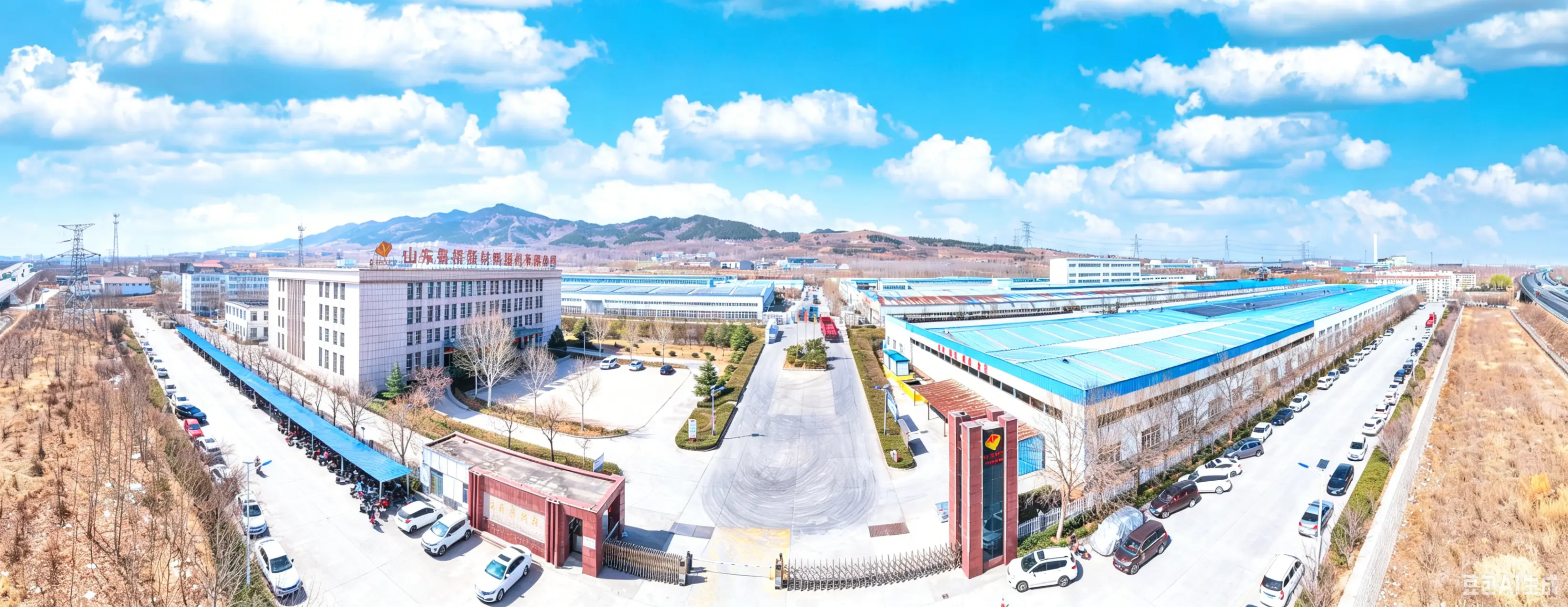 Luqiao New Materials Factory Panorama