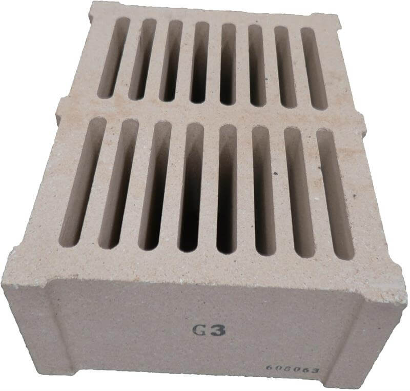 Fireclay checker brick